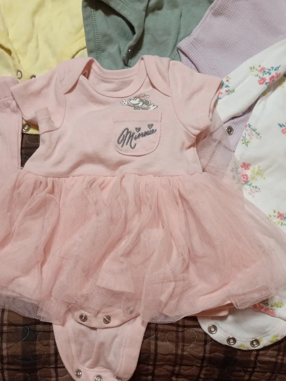 Baby Girl Mixed Onesie & Outfit Bundle - Pastel Pink, Yellow, Mint, Coral